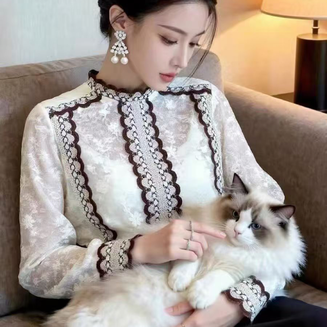 赫本风法式小众打底衫
