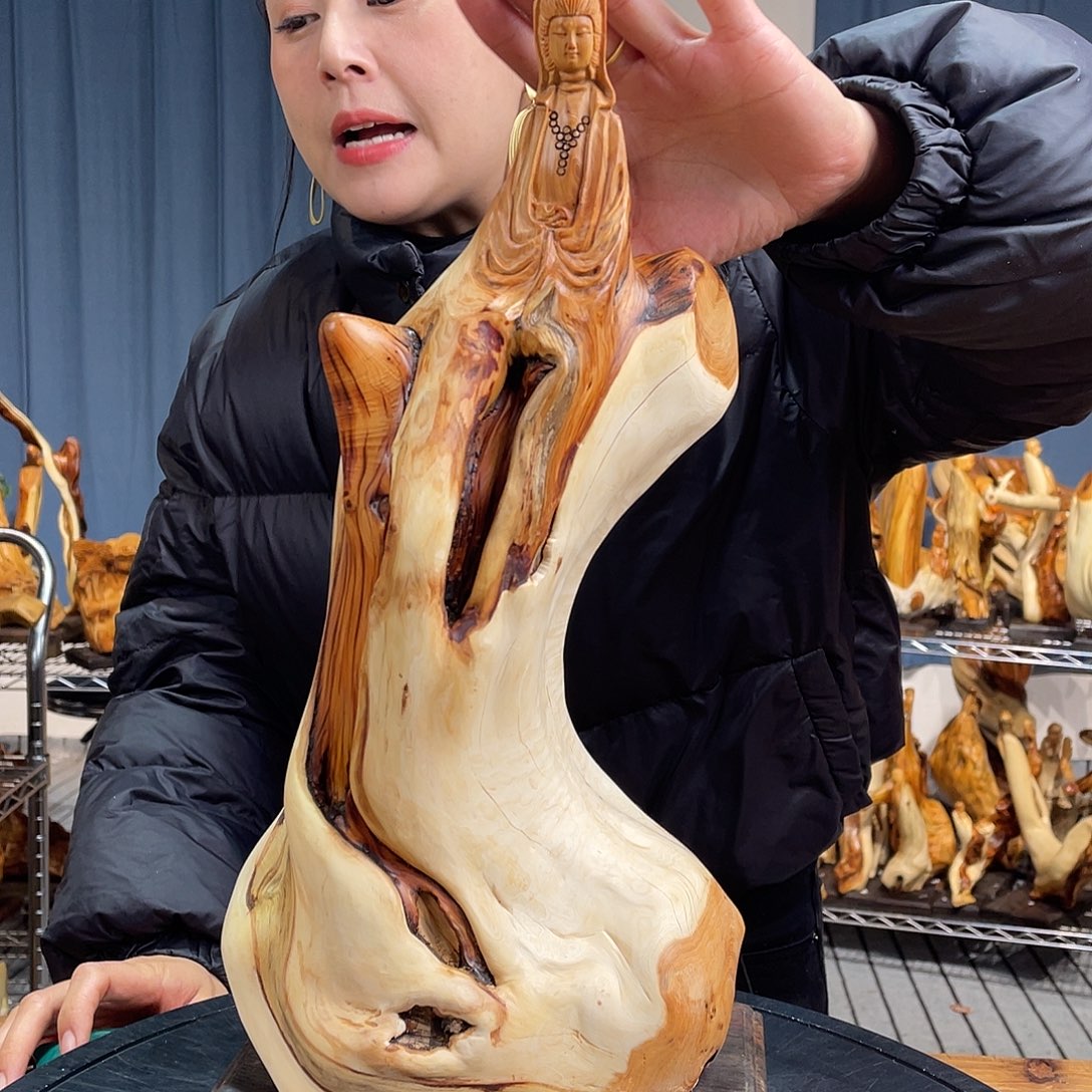 柏木（崖柏）随型艺术根雕