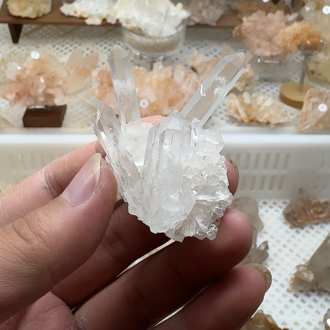 银S925镶嵌珠宝半成品水晶1
