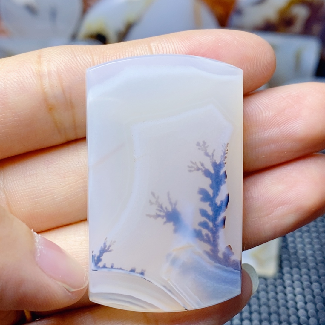 大***班玛瑙/玉髓未镶嵌珠宝半成品