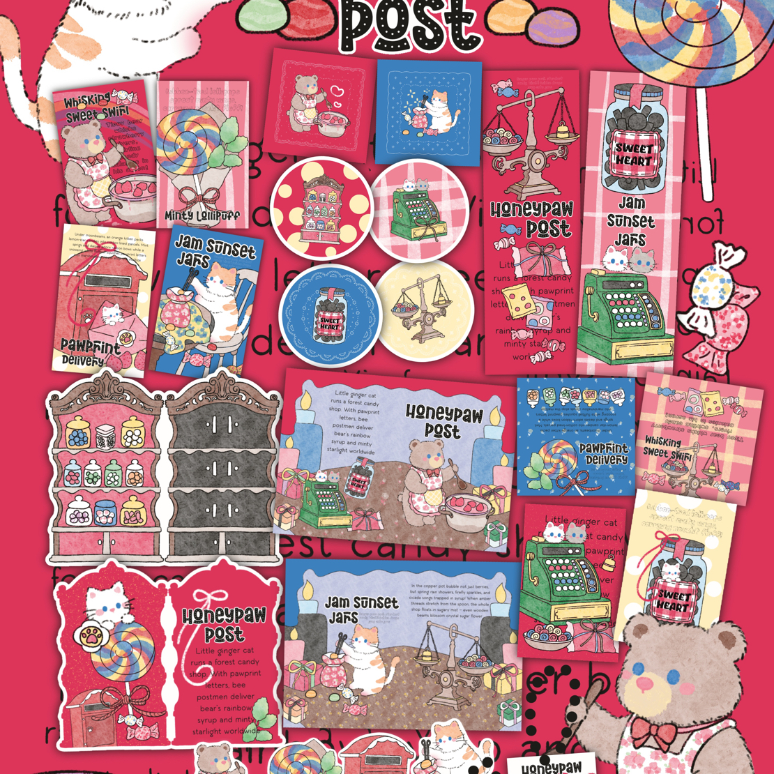 千島文創『独家小熊蜜爪夏日软糖』diy套装