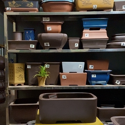 红陶宜兴紫砂花盆