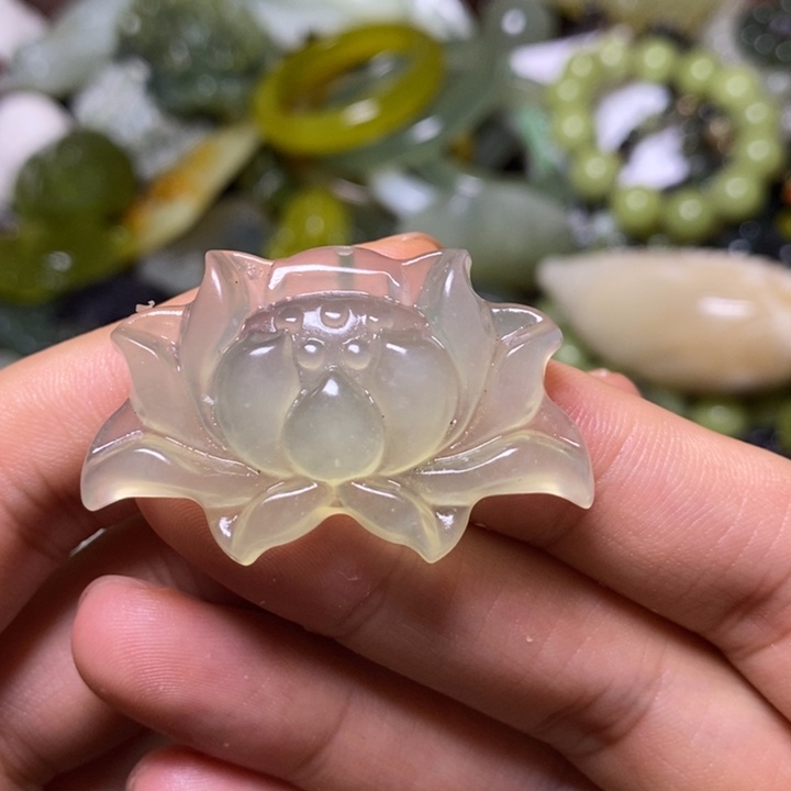 岫玉未镶嵌岫玉颈饰