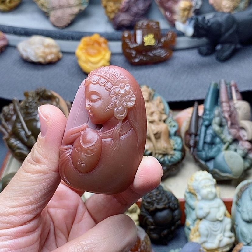 【闪购商品】定制石英质玉吊坠未镶嵌