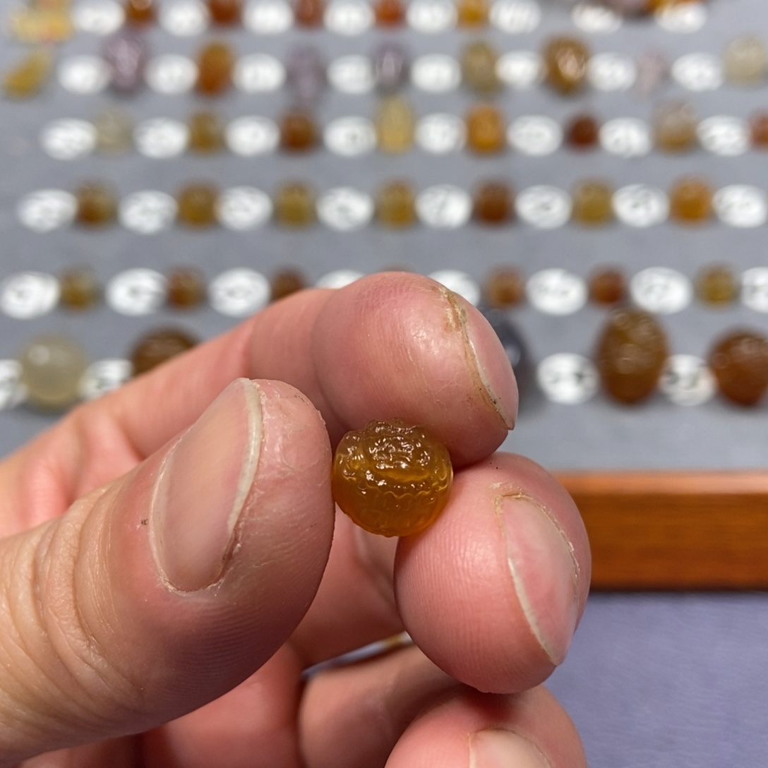 8***7玛瑙/玉髓合金颈饰大黑