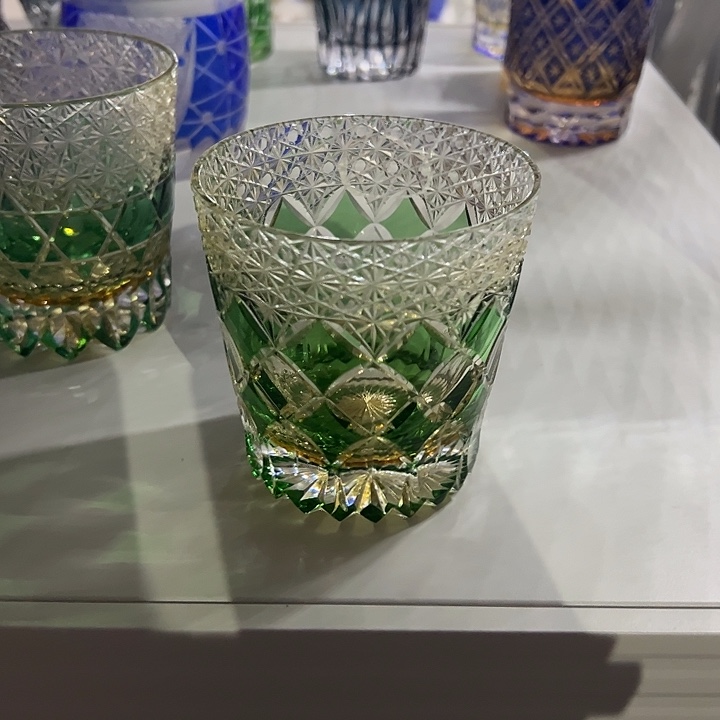 分***娆平底款水晶玻璃微瑕一个