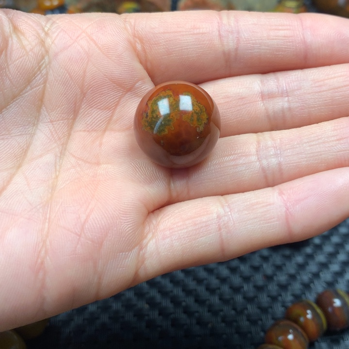 未镶嵌单珠玛瑙/玉髓依*