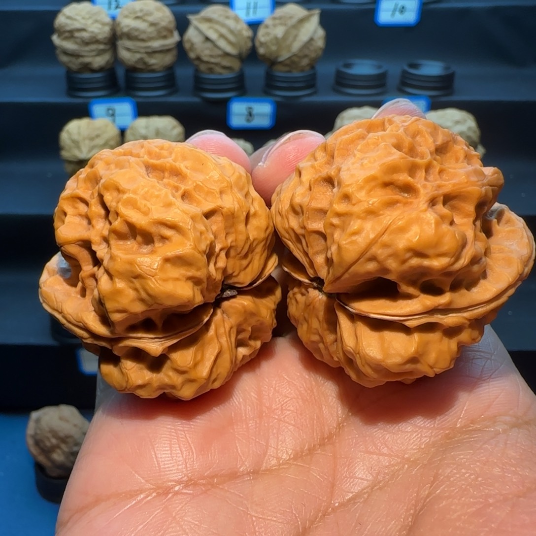 一***友把件桃核河涌蛙核桃