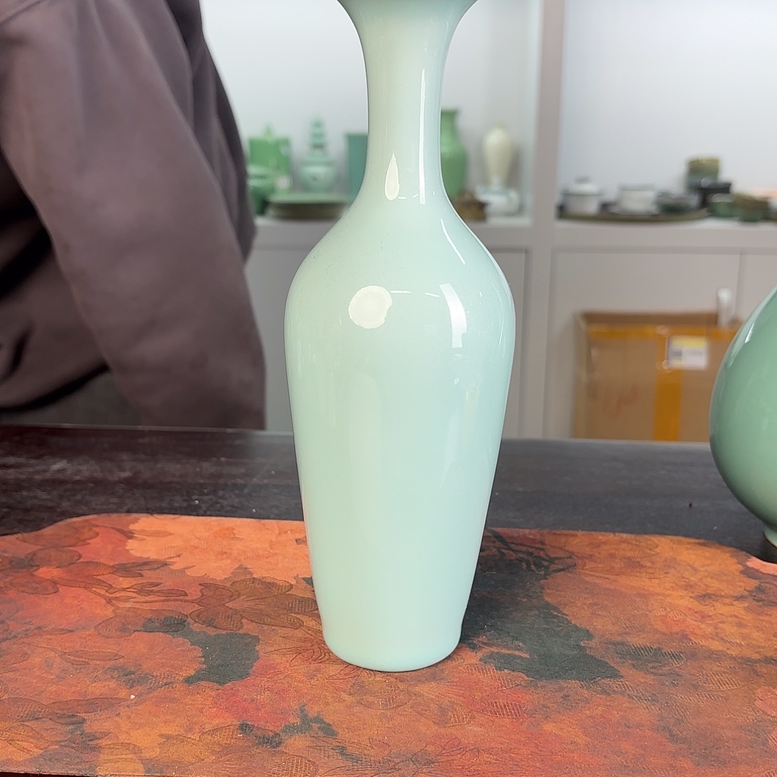 龙泉云间青瓷小米茶器