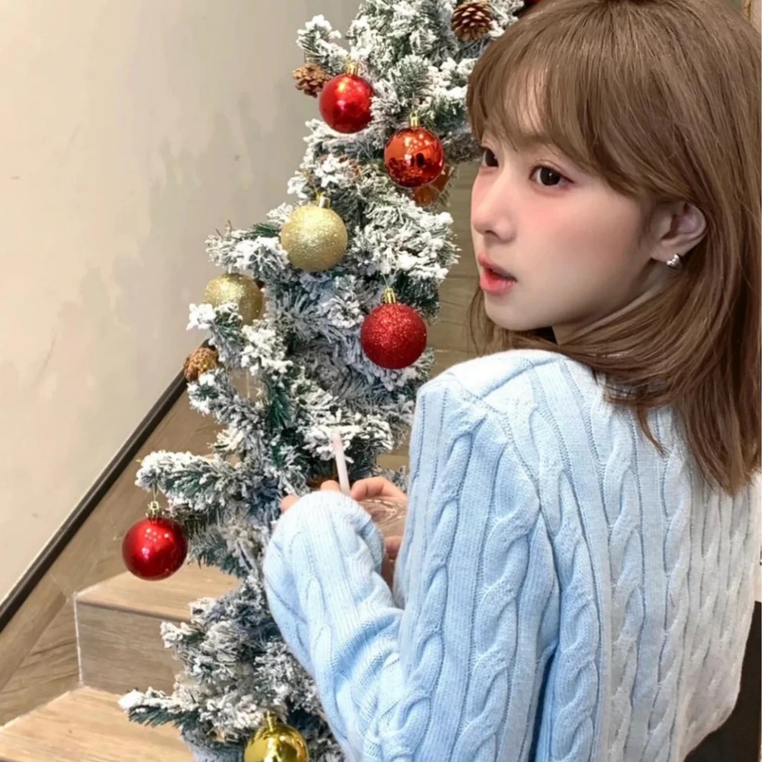 {容姨}10色阔版宽松男女同款半拉链针织毛衣