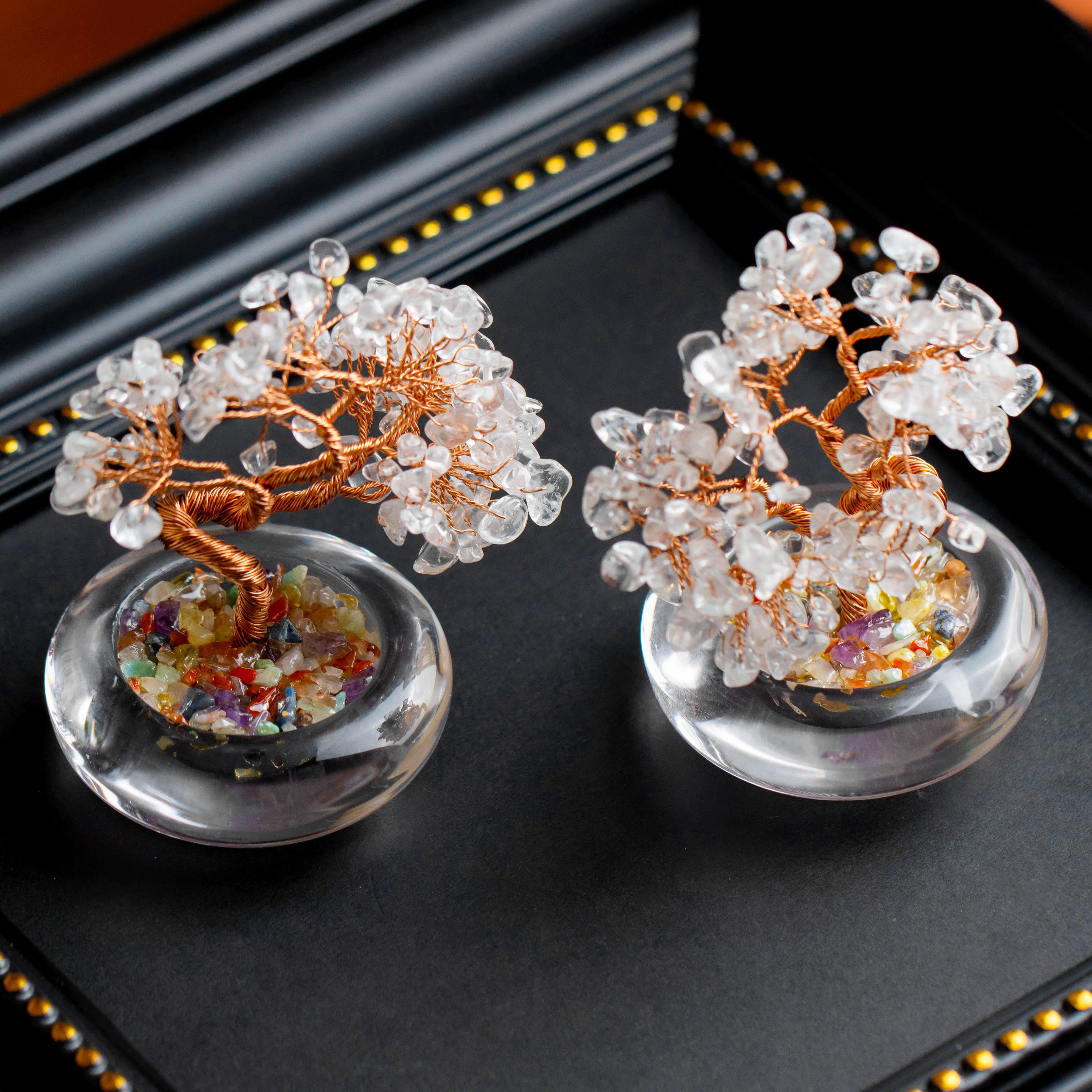 白水晶小树摆件（多样性发货 发其一）