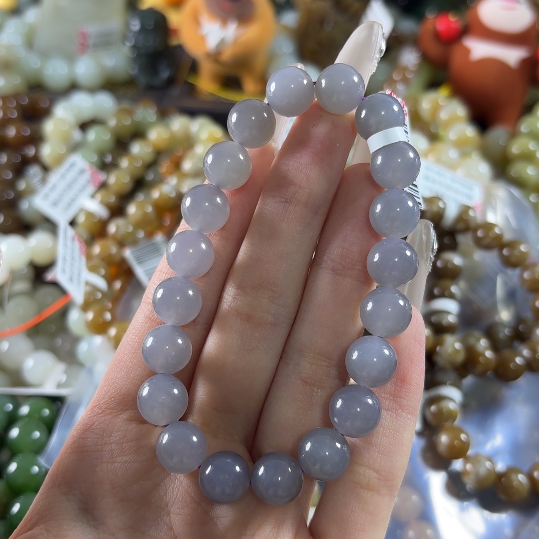 朝***年和田玉未镶嵌手链36