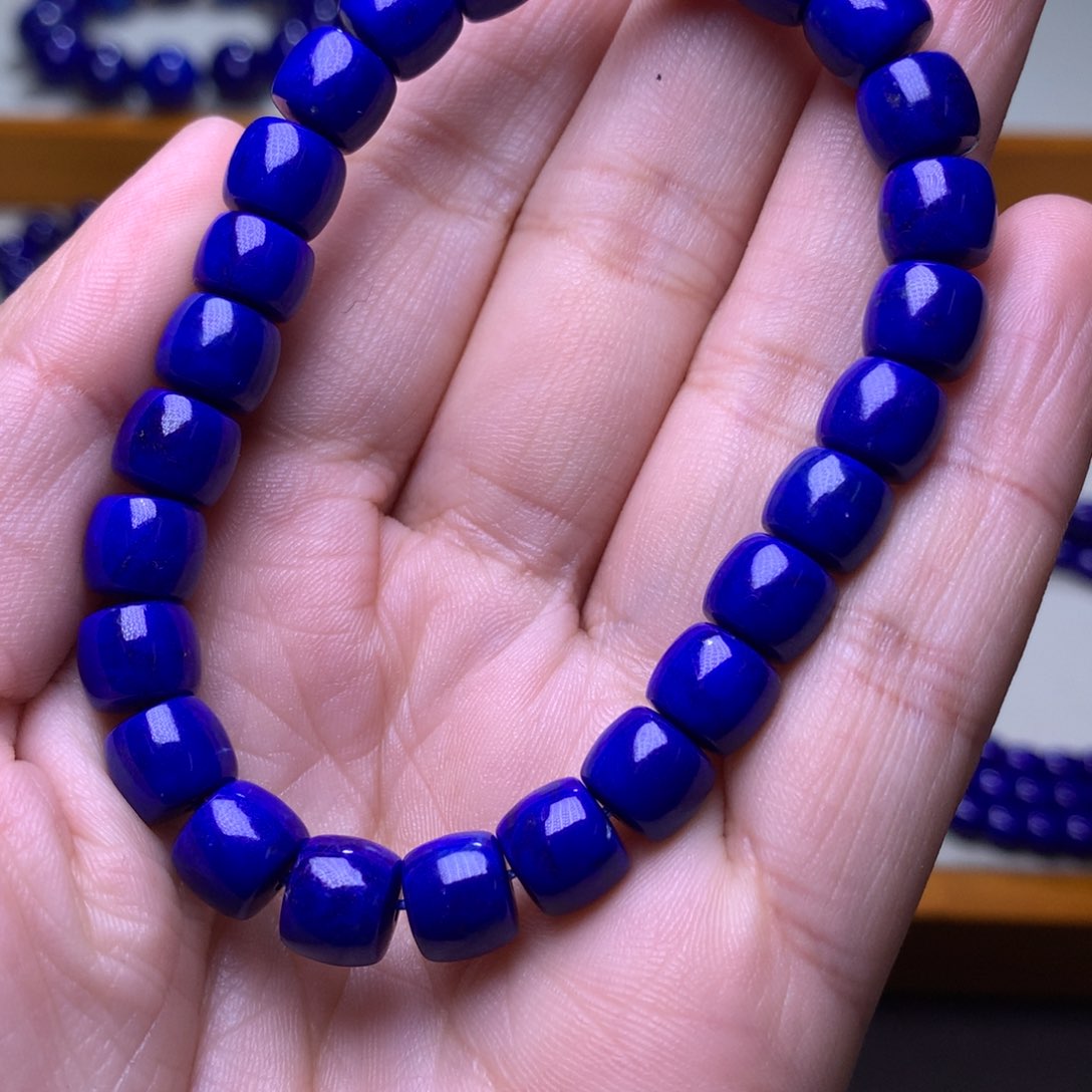 青金石手链未镶嵌美**儿8mm218