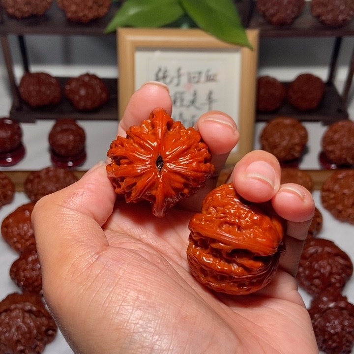 7***8文玩核桃吊坠磨盘