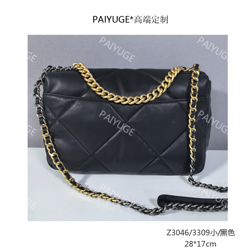 Z3046/3309小/黑色 paiyuge 高端订制时尚女士单肩手提斜挎