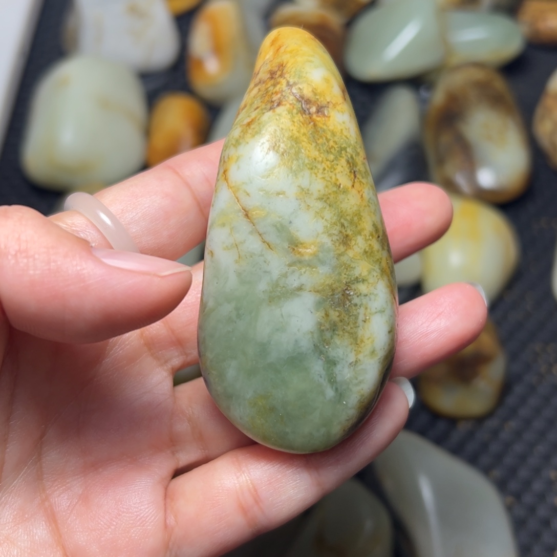 和田玉未镶嵌挂件A16