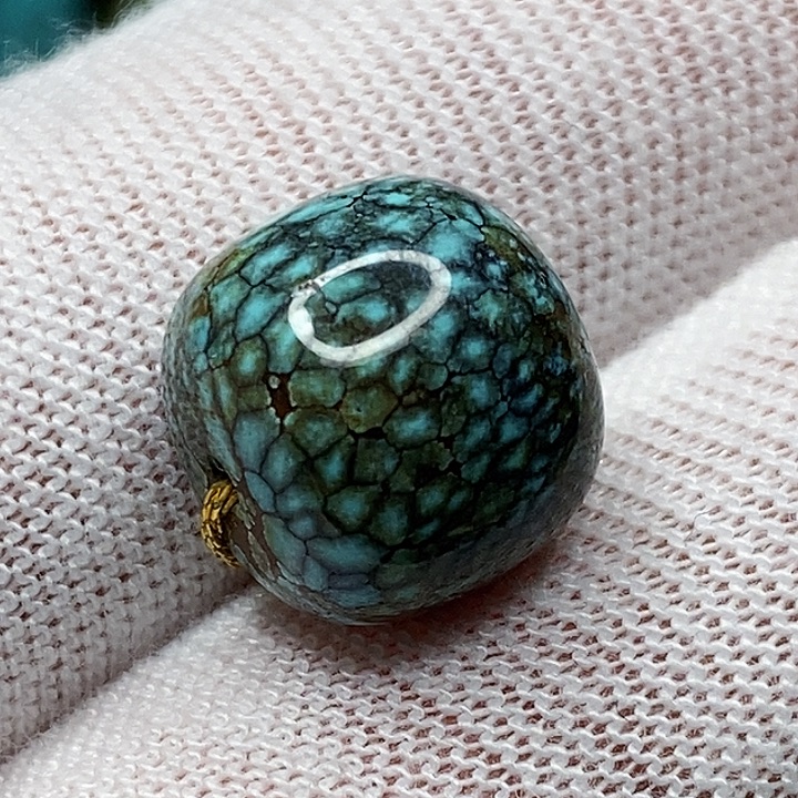 绿松石未镶嵌天然原矿 地大质检