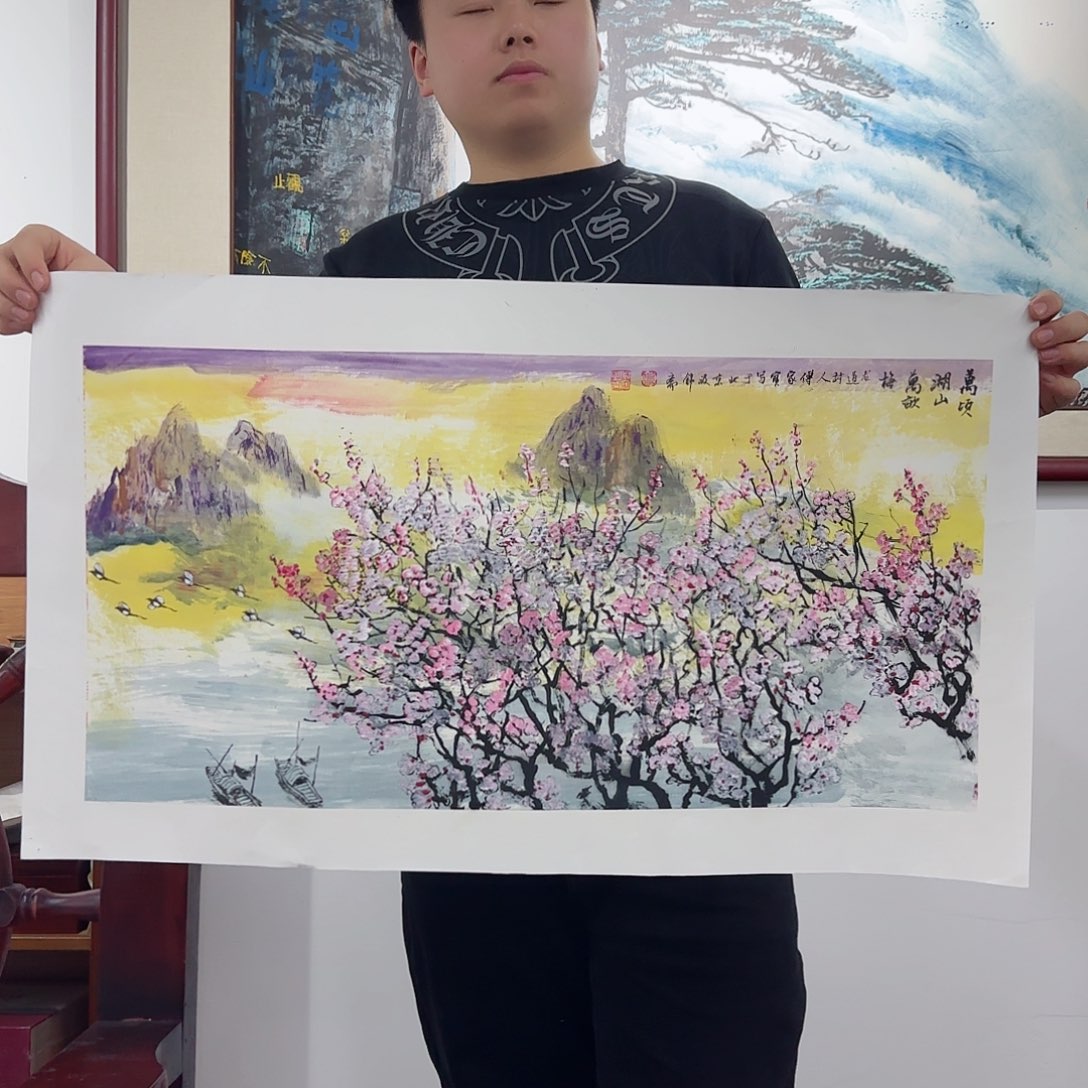 国画艺术家的作品