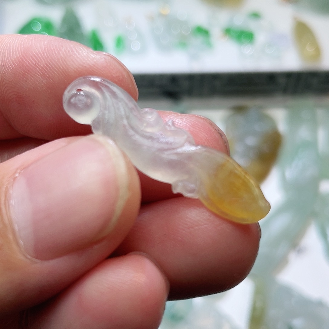 定制翡翠未镶嵌天然翡翠A货