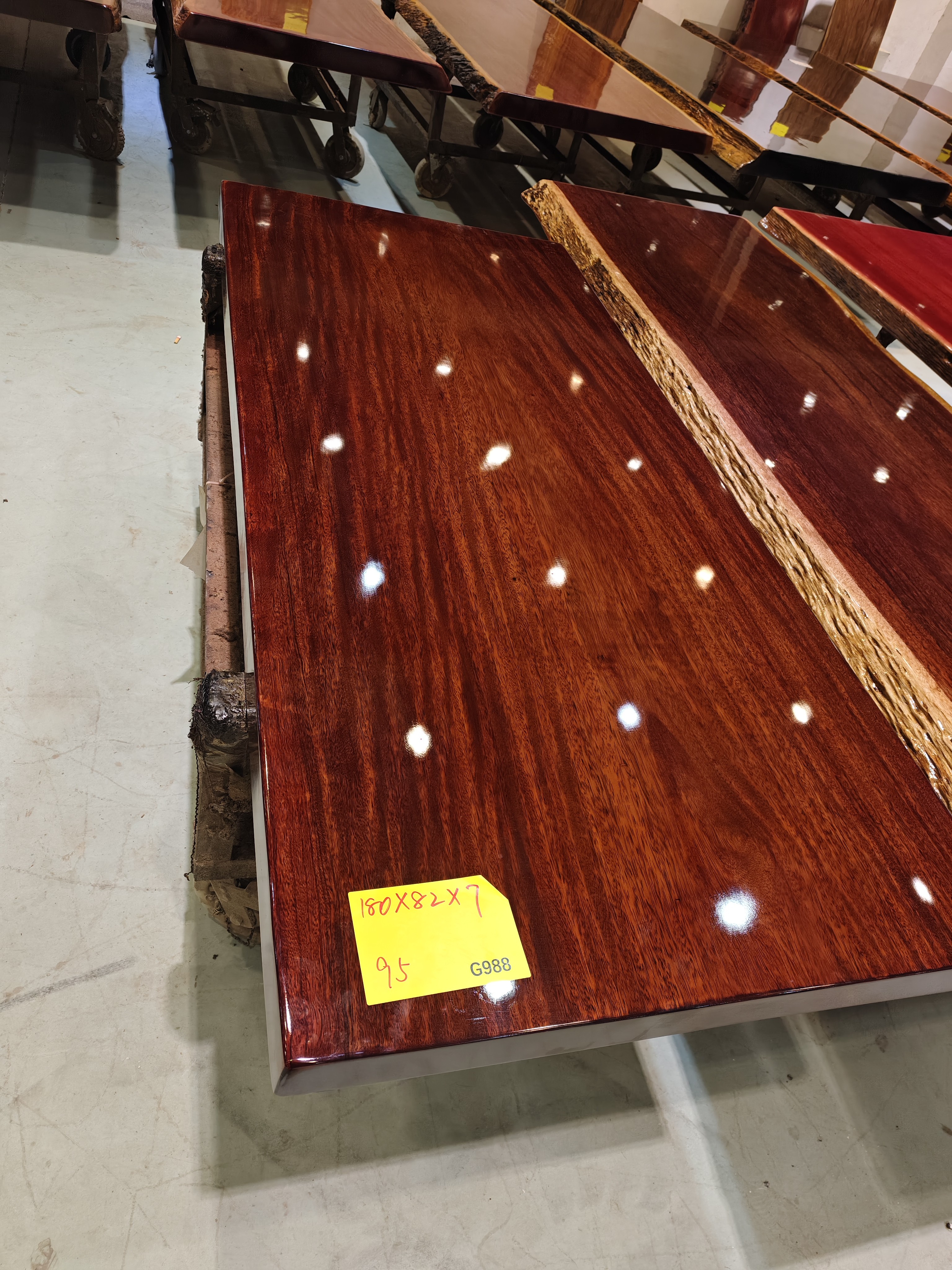 非洲进口实木大板茶桌办公桌