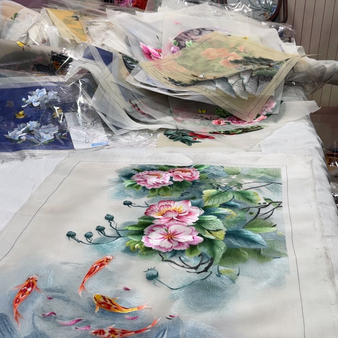 织绣三***半纯手工制作方法大全