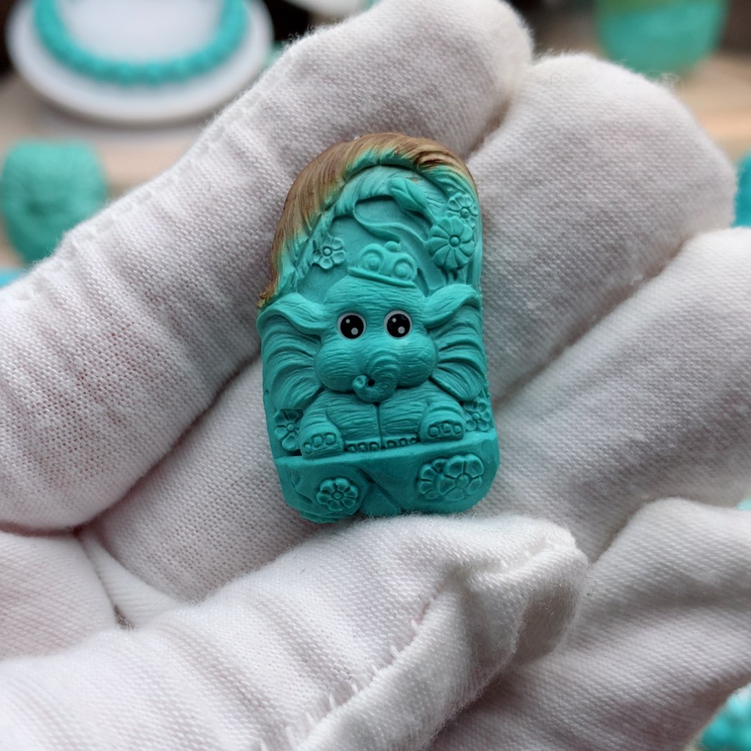 绿松石珠宝奇石未镶嵌11.2克