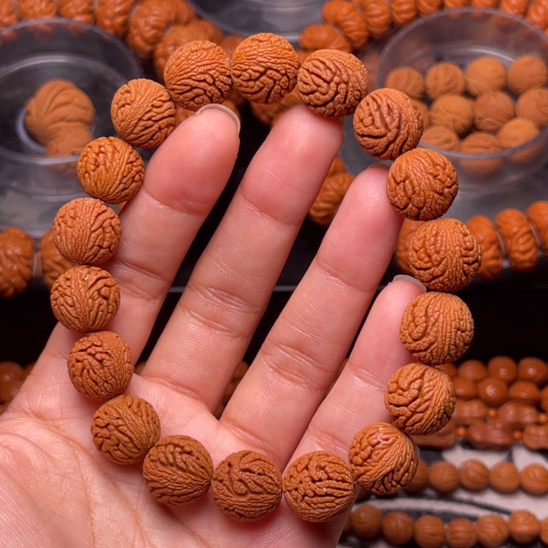 手串桃核绣球手串1.3