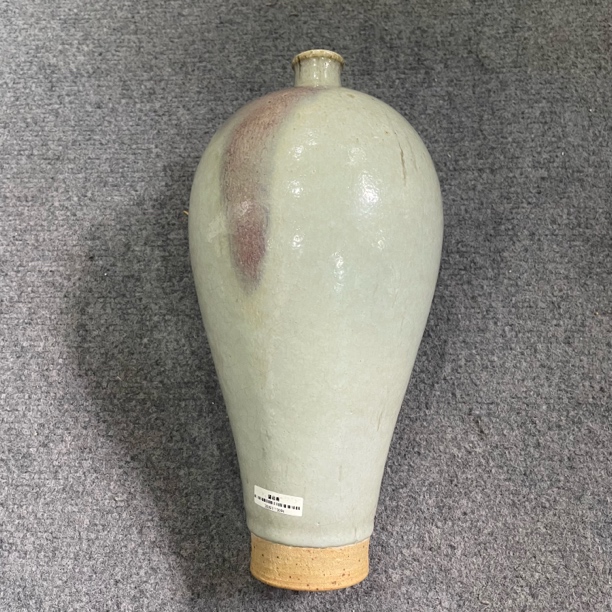 仿古瓷 仿古瓷仿古天青色釉旧藏包浆老道梅瓶陶瓷3096