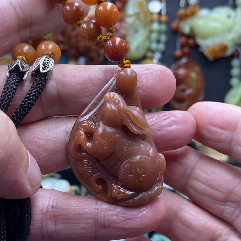 【闪购商品】蛇纹石玉吊坠未镶嵌