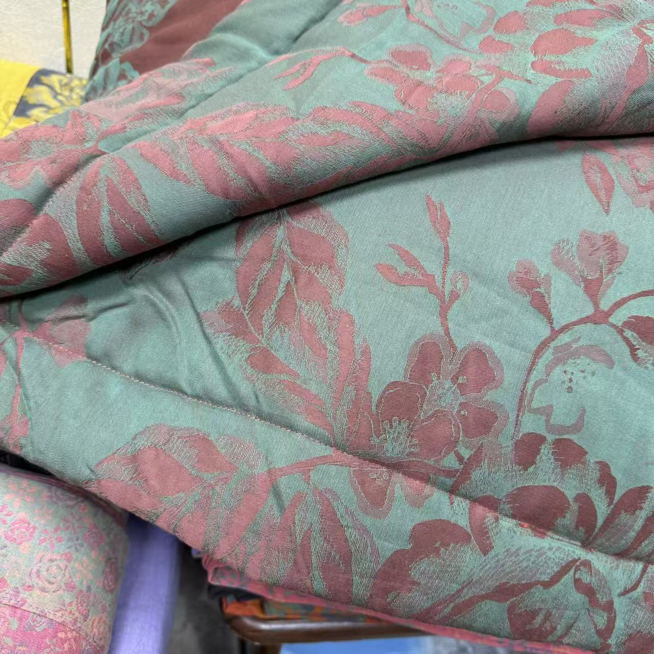 国色芳华（四件套）高端纯棉双层纱色织大提花