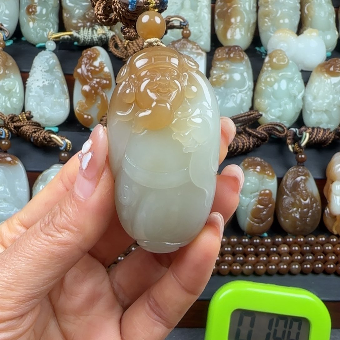 和田玉挂件未镶嵌