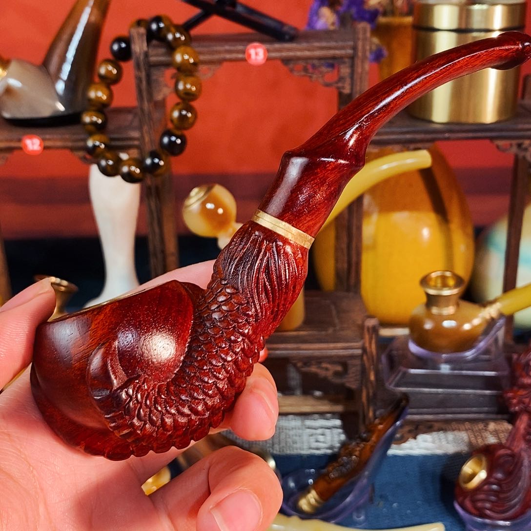 手工制作紫檀工艺斗