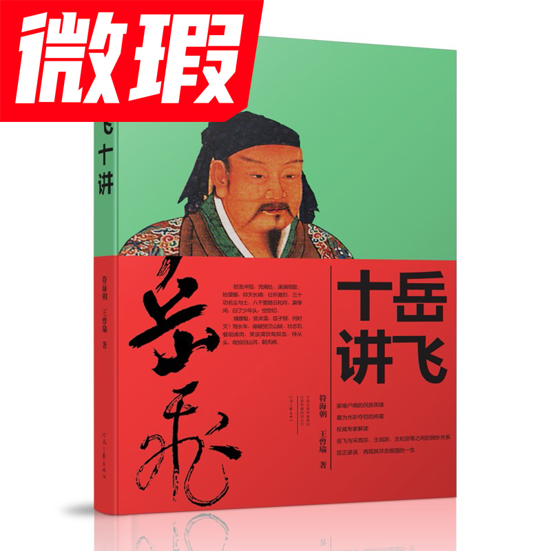 微瑕《岳飞十讲》 宋史研究专家亲自撰写,专业而通俗的岳飞讲堂 