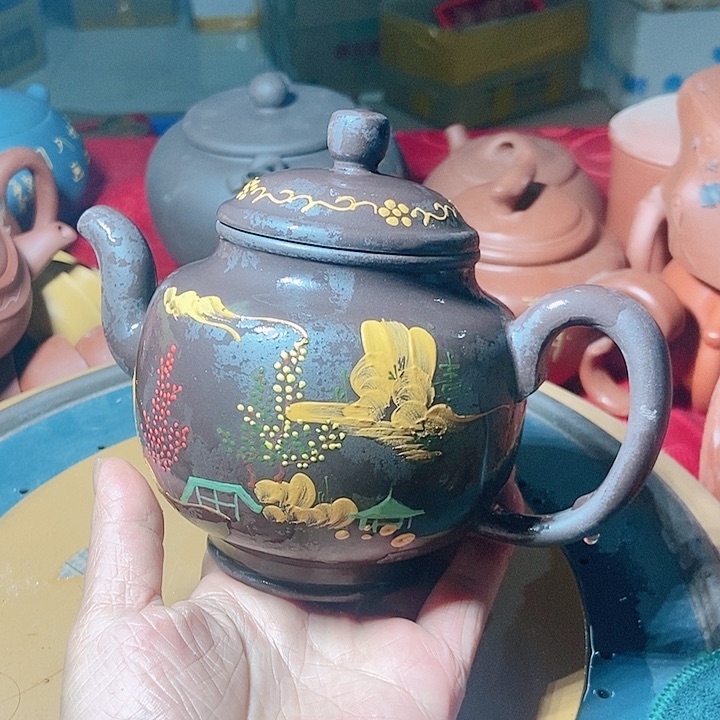 紫砂茶杯宜兴紫砂手工制作