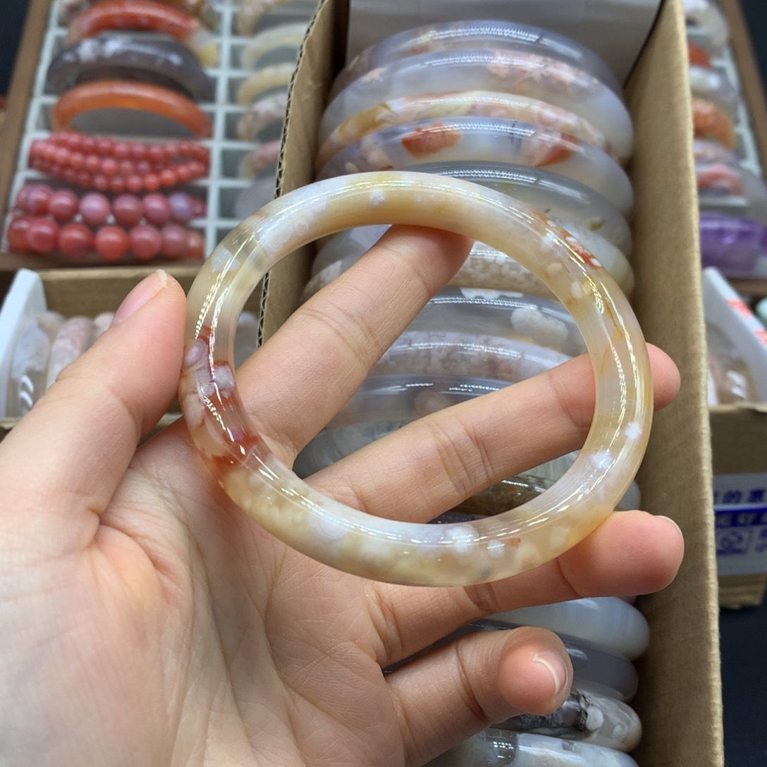 【闪购商品】玛瑙/玉髓戒指未镶嵌羽*y