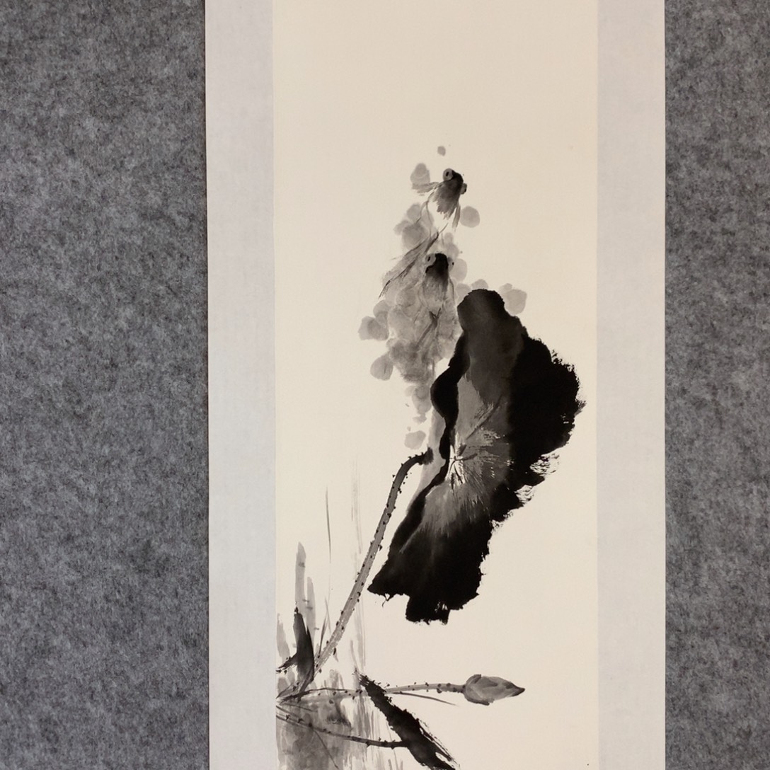 国画花鸟作品写意