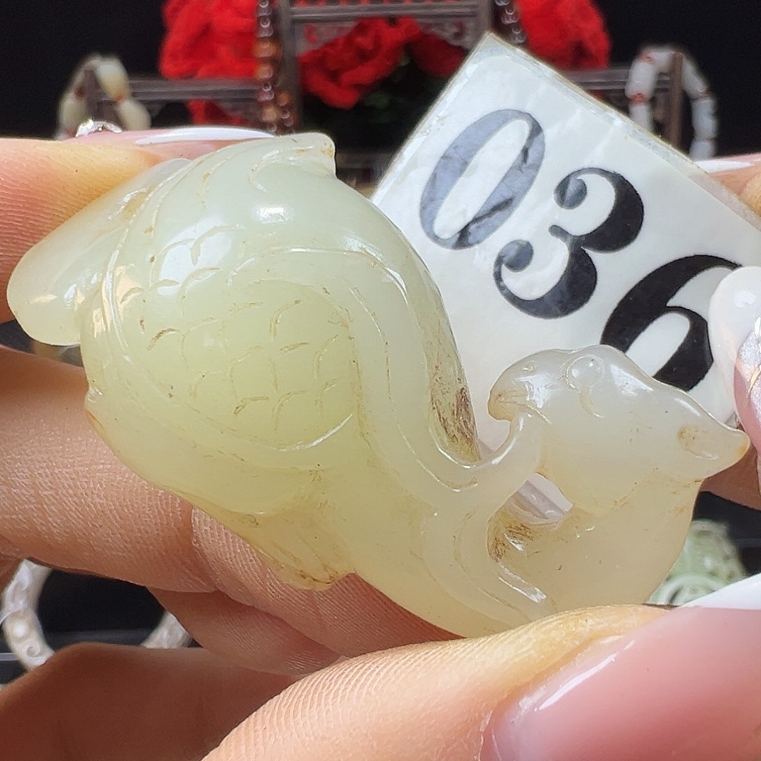 董***会和田玉未镶嵌挂件