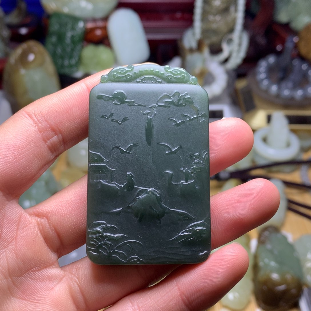 和田玉挂件未镶嵌