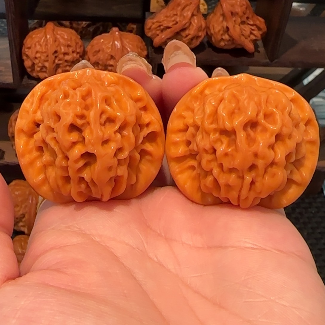 桃核吊坠金刚纹41精品1305