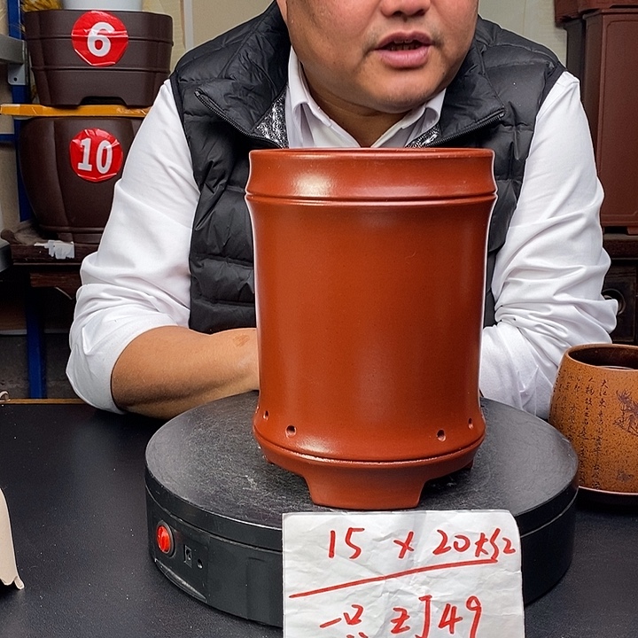 花盆紫砂货号一只ZJ49