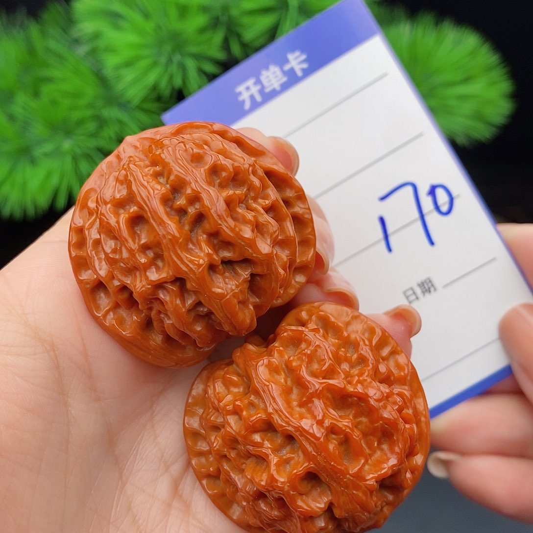 文玩核桃把件41苹果170