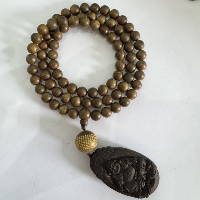 SP101G珠串1.0+雕刻珠2.0一颗+弥勒佛吊坠6.8*3.8*1 多样性发货