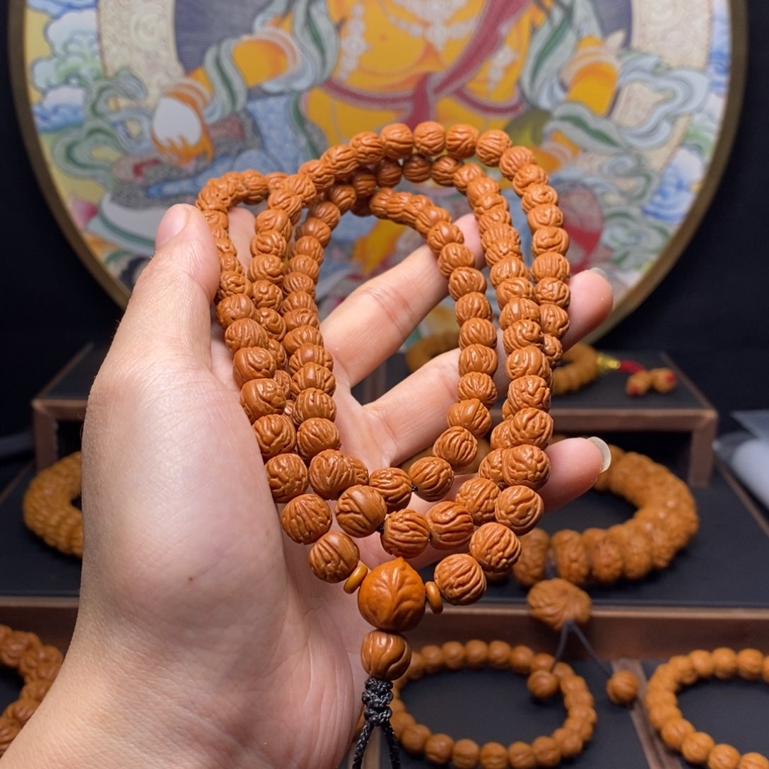 手串桃核东****发龙纹桃核野生龙