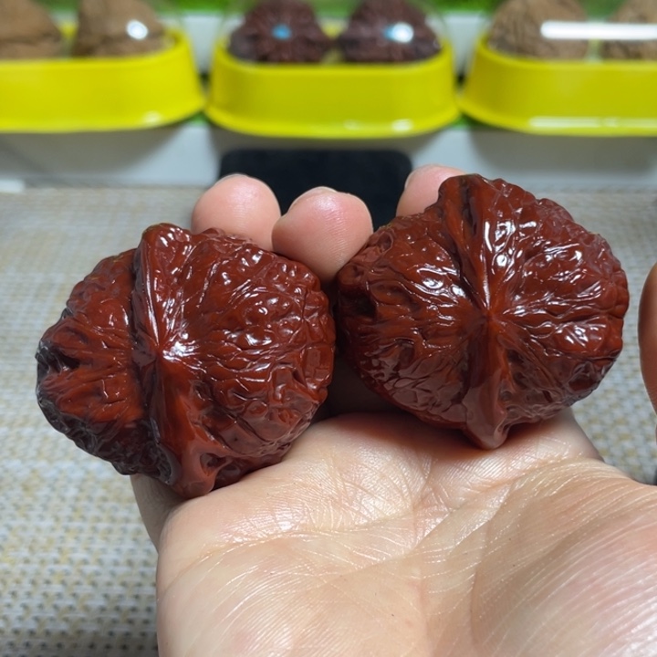 桃核把件边44肚47南瓜