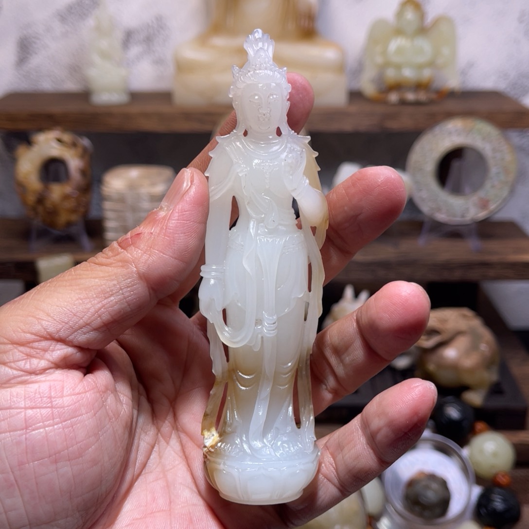 和田玉摆件未镶嵌钱*多