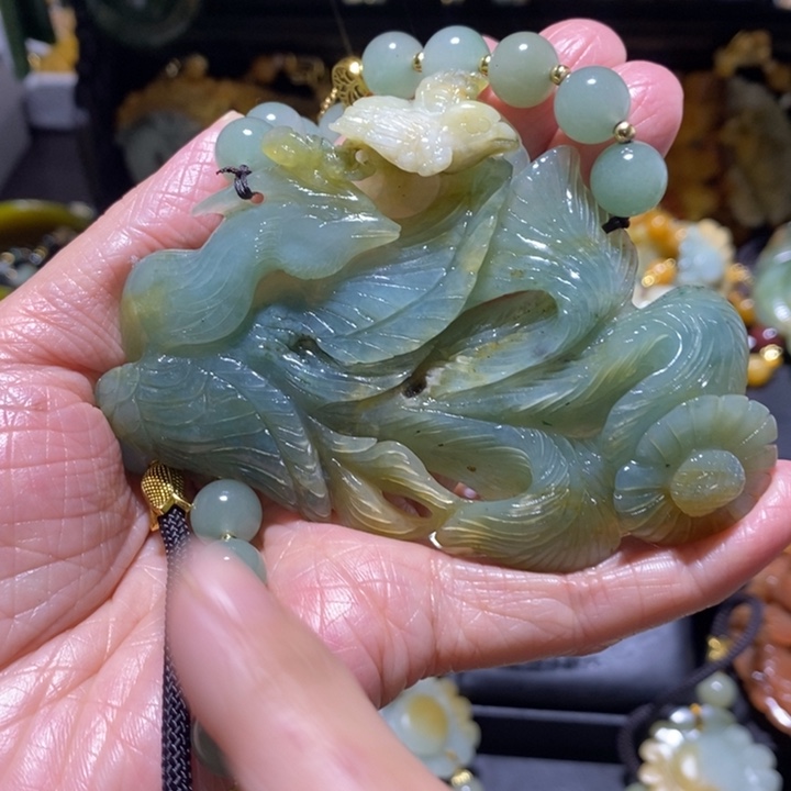 岫玉岫玉吊坠未镶嵌