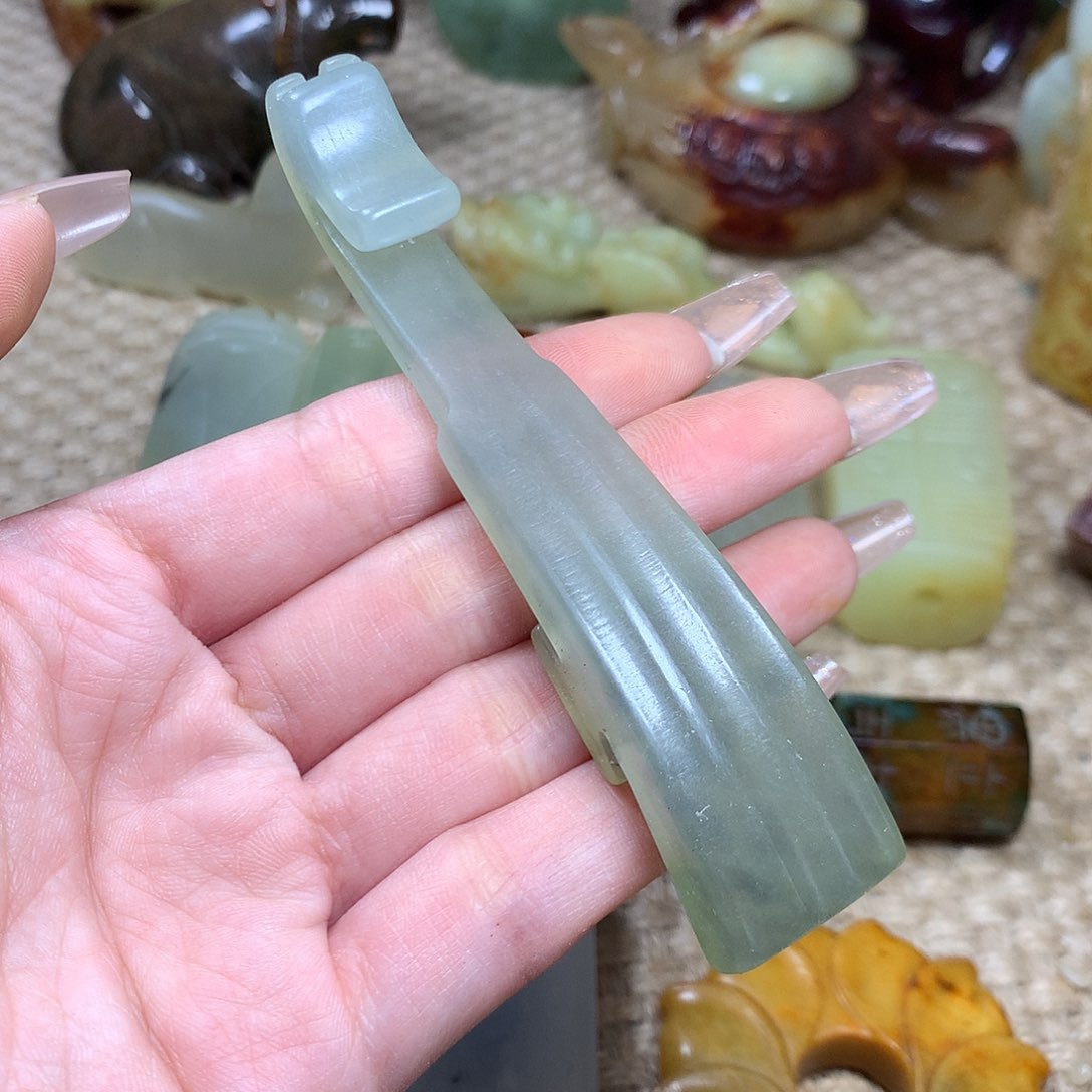 白玉菩提吊坠挂件