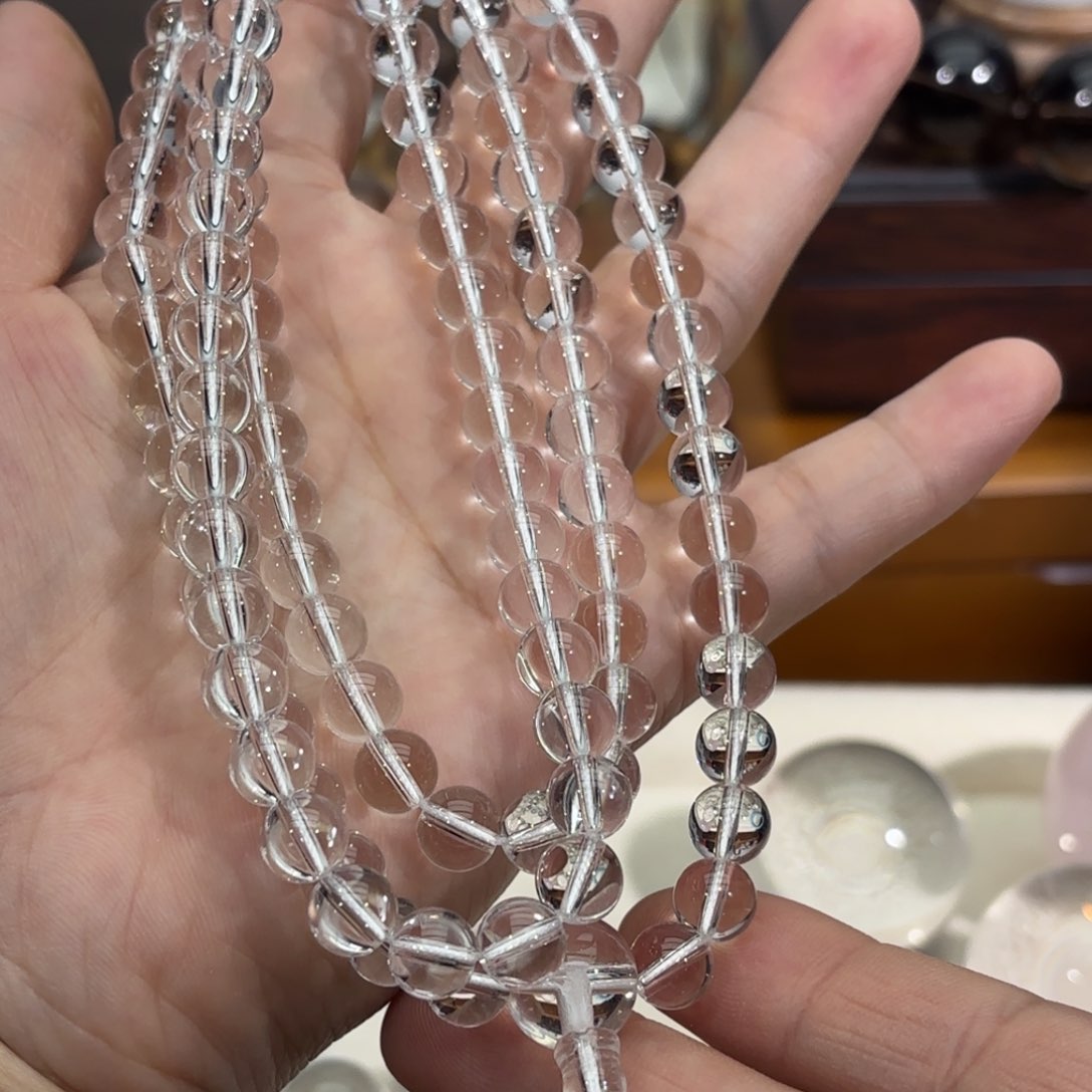 未镶嵌手链水晶手串108卡8