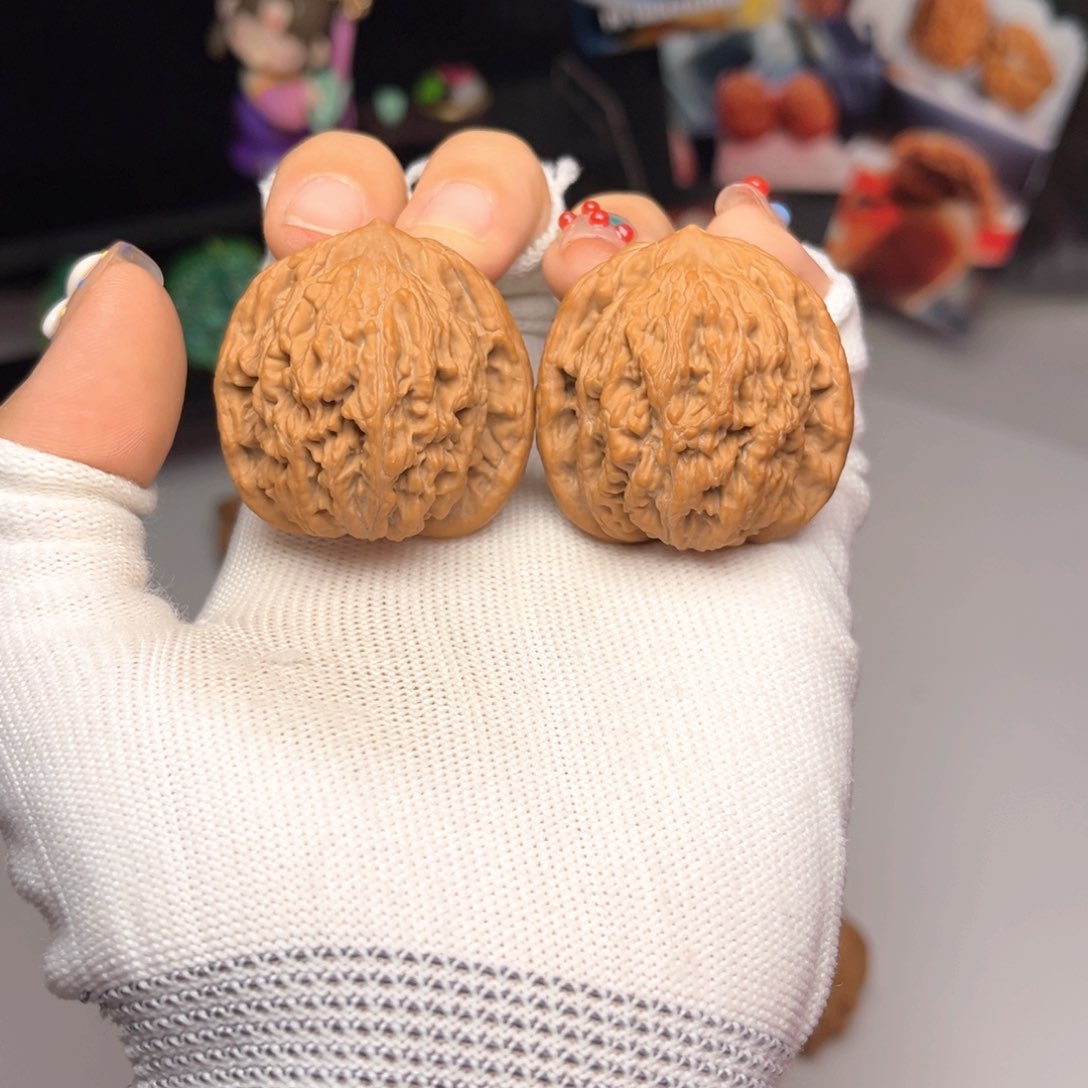 文玩核桃把件堂上虎汉高虎37