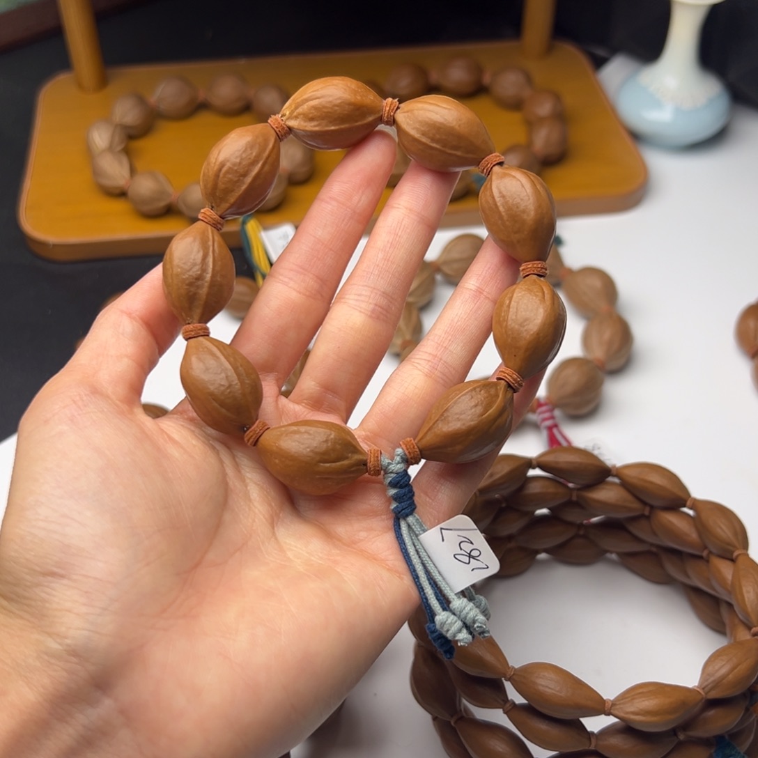 橄榄核手串/手链原生态梅林铁核老树铁核放漏1827